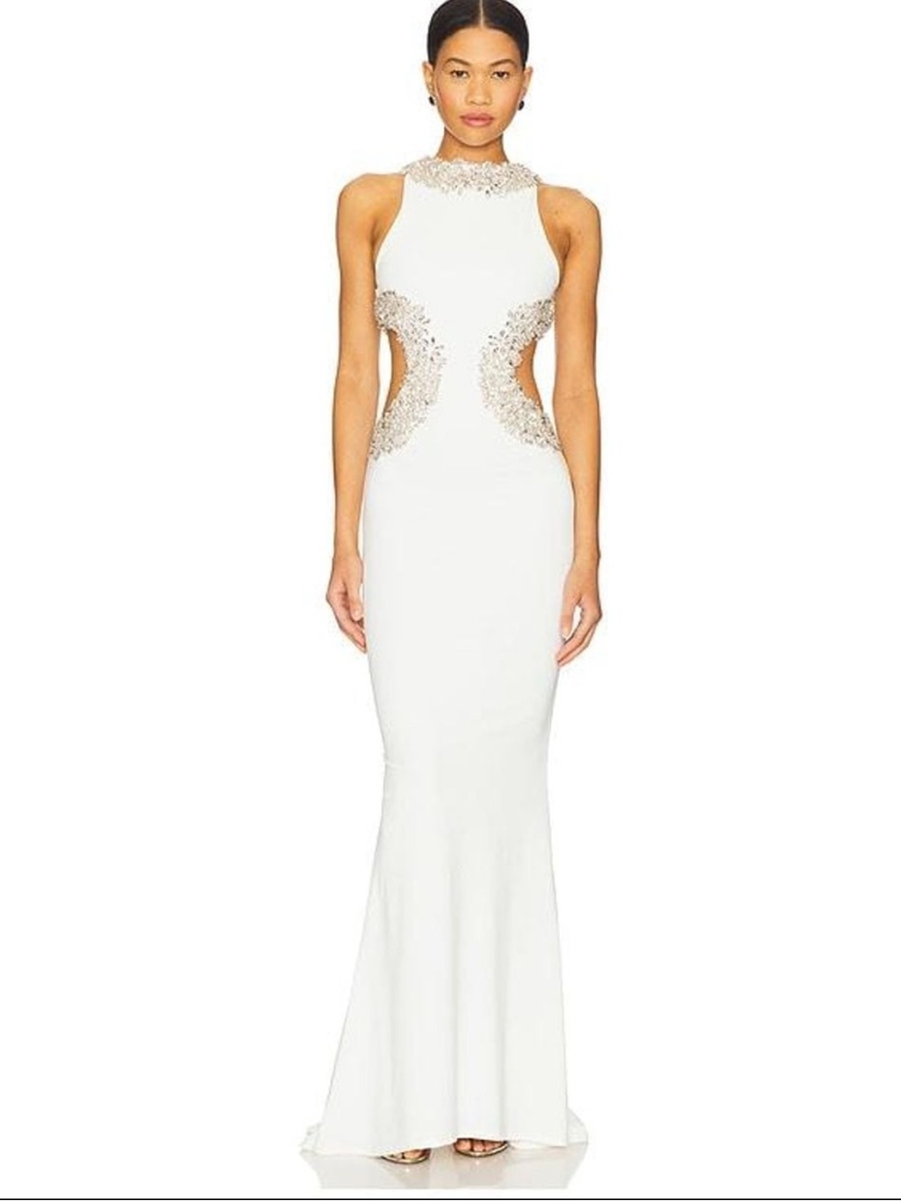Bronx and Banco Camila Rhinestone Gown NWOT